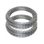 Double Galvanized Silver Razor Wire