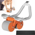 Automatic Rebound Abdominal Wheel, Ab Roller with Elbow Support for Core Workout
